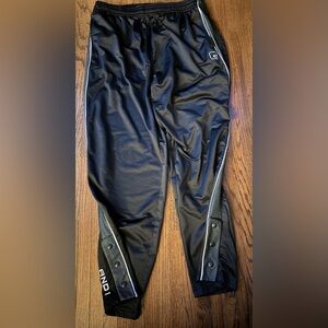 AND1 Black Joggers with Gray Accents